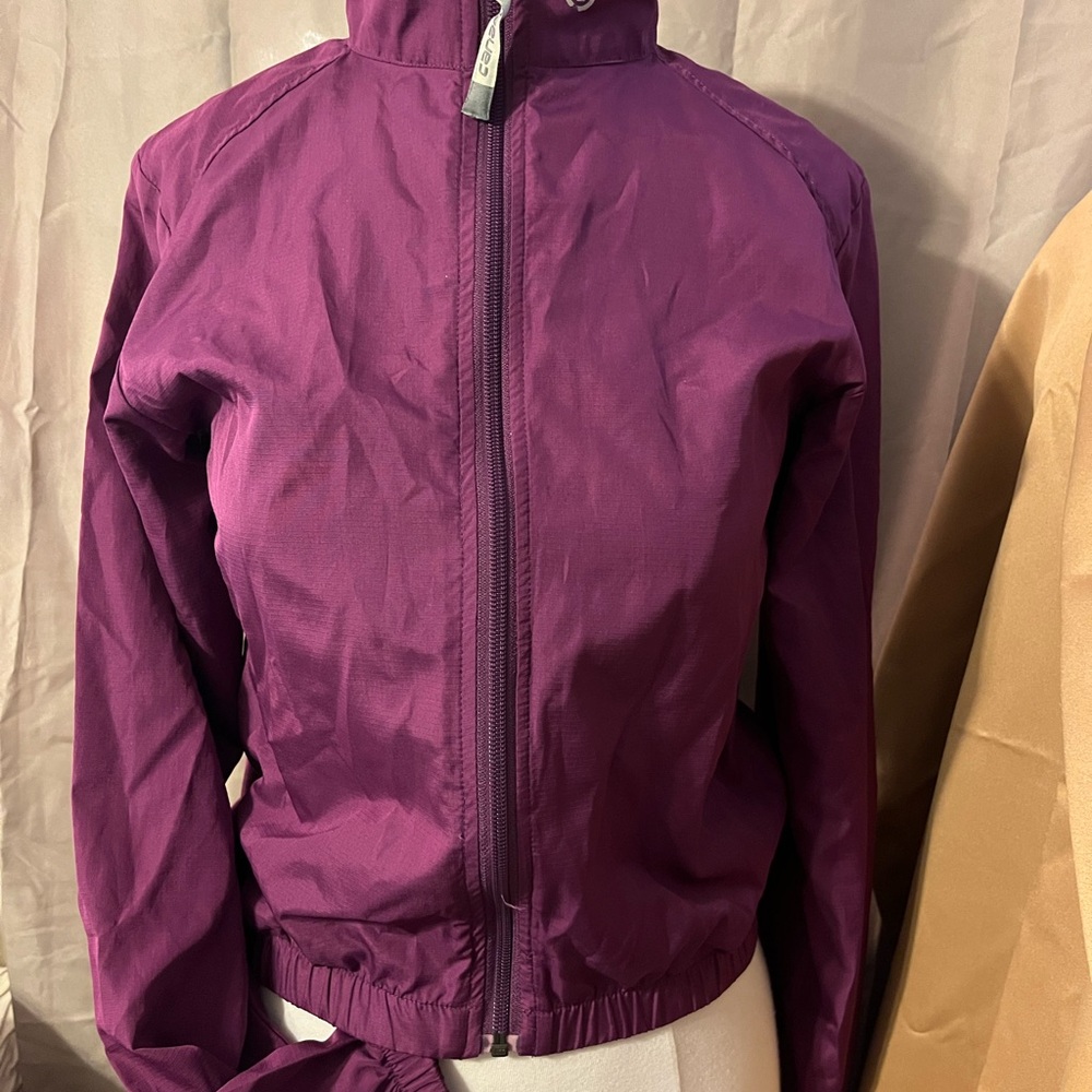 Purple Canari Cycling Zip-Up Jacket
